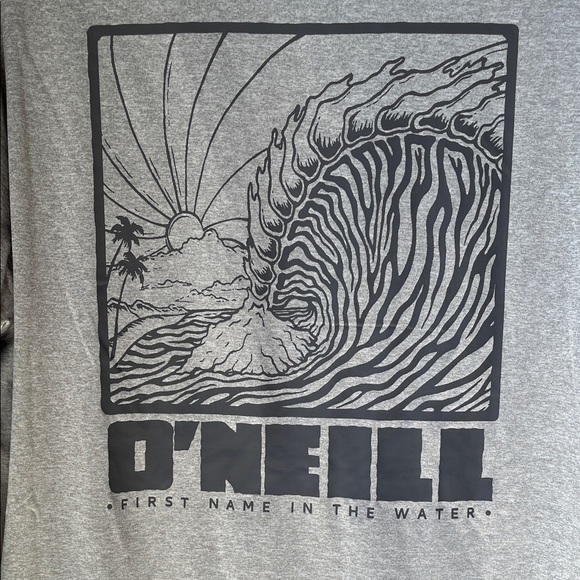 NWT O’Neill TRVLR UPF Hooded Long Sleeve Gray Men’s Small - Picture 7 of 11